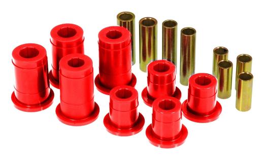 Prothane Control Arm Bushings - Front (Red)