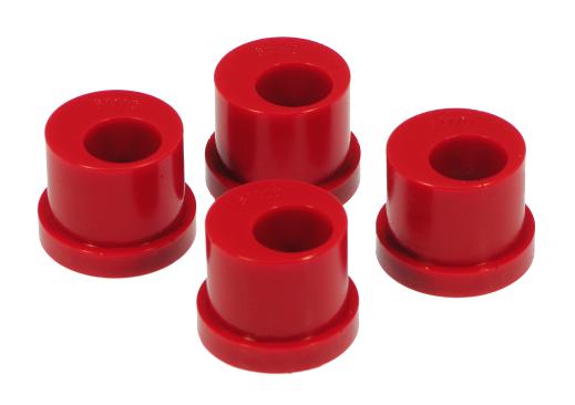 Prothane Steering Bushings - Rack and Pinion (Red) (Offset Style)