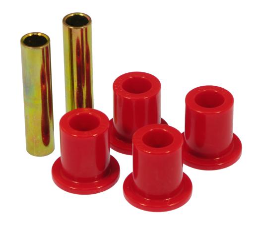 Prothane Front Leaf Spring Frame Shackle Bushings - Red