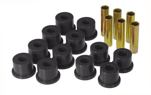 Prothane Rear Leaf Spring Bushings - 1-1/2 OD Frame Shackle Bushings - Black