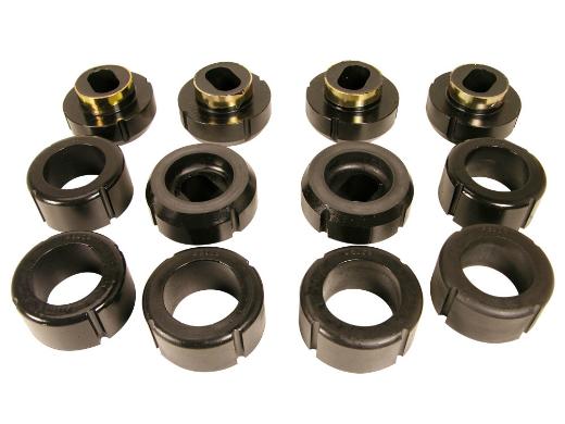 Prothane Body Mount Bushings and Radiator Support Bushings - Black