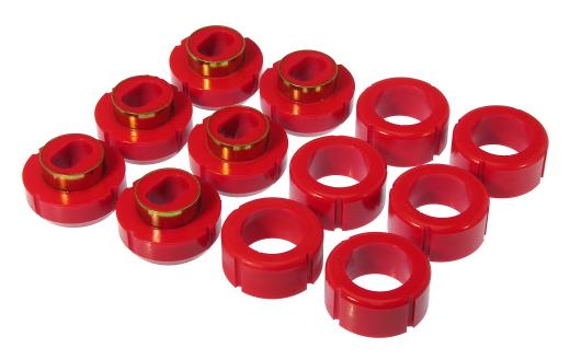 Prothane Body Mount Bushings and Radiator Support Bushings - Red