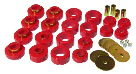 Prothane Body Mount Bushing Kit - Red