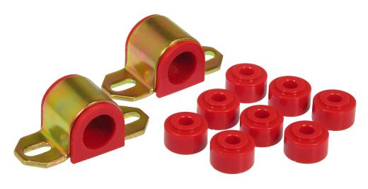 Prothane Rear Sway Bar and Endlink Bushings - 1-1/16 Inch - Red