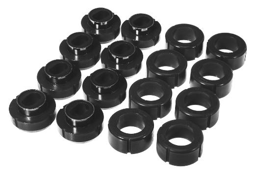 Prothane Body to Frame Mount Bushings and Radiator Support Bushings - Black