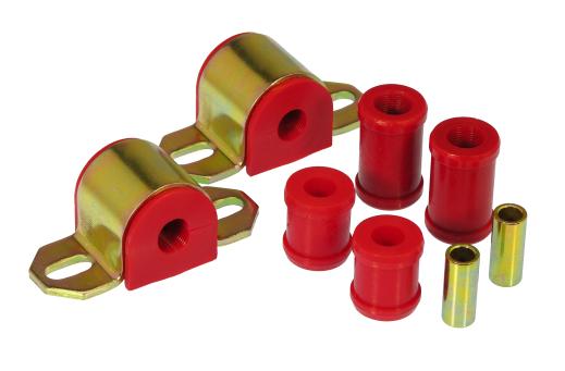 Prothane Rear Sway Bar and End Link Bushings- 5/8 Inch - 2 Bolt Clamp Style - Red