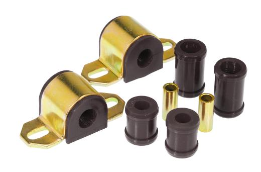 Prothane Rear Sway Bar and End Link Bushings - 3/4 Inch - 2 Bolt Clamp Stlye - Black