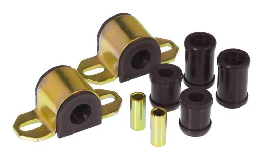 Prothane Rear Sway Bar and End Link Bushings - 13/16 Inch - 2 Bolt Clamp Style - Black