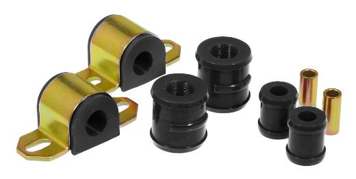 Prothane Rear Sway Bar and End Link Bushings - 13/16 Inch - 1 Bolt Clamp Style - Black