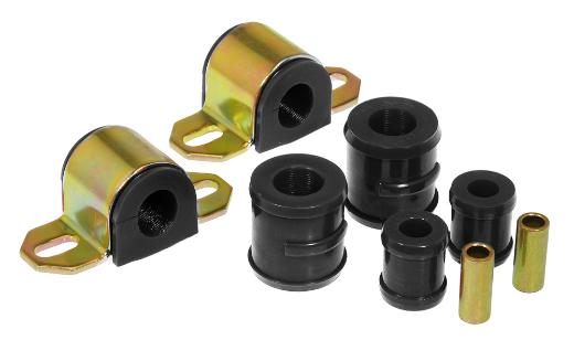 Prothane Rear Sway Bar and End Link Bushings - 13/16 Inch - 1 Bolt Clamp Style - Black