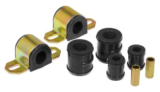 Prothane Rear Sway Bar and End Link Bushings - 15/16 Inch - 1 Bolt Clamp Style - Black