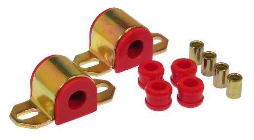 Prothane Rear Sway Bar and End Link Bushings - 7/16 Inch - Red