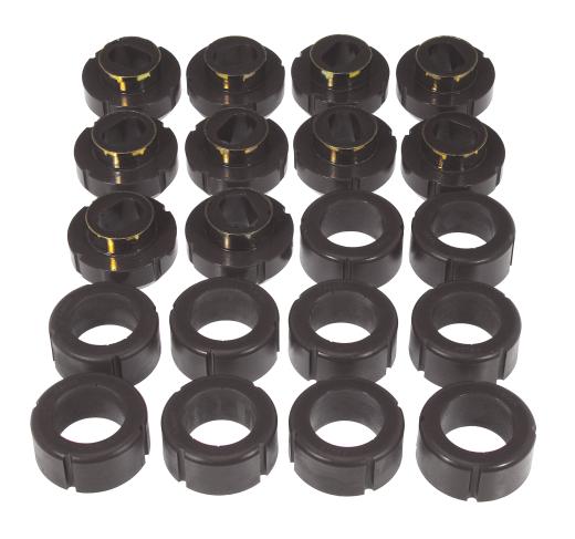 Prothane Body to Frame Mount Bushings and Radiator Support Bushings - Black