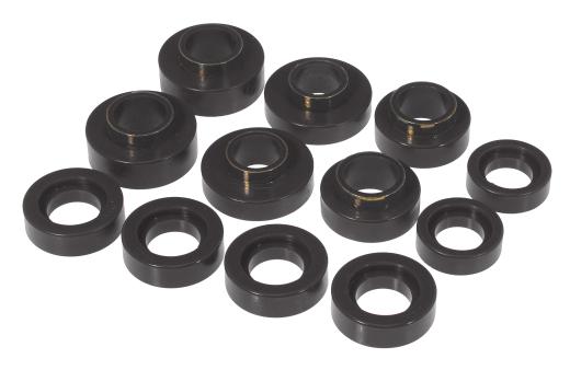 Prothane Body Mount Bushings and Radiator Support Bushings - Hardtop Only - Black