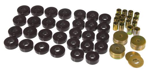 Prothane Body Mount Bushings and Radiator Support Bushings - Black