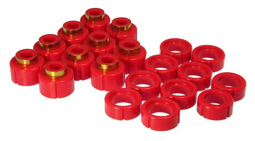 Prothane Body Mount Bushing Kit - Red