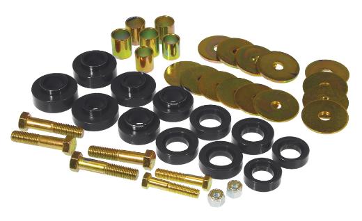 Prothane Body Mount Bushings and Radiator Support Bushings - Black