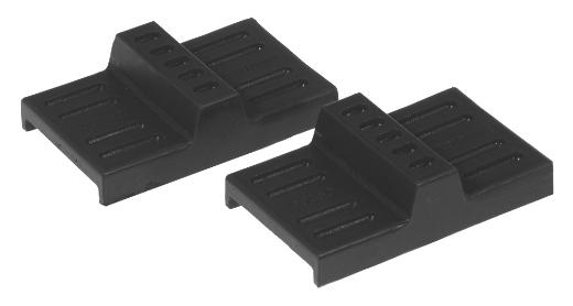 Prothane Rear Upper Leaf Spring Pads - Mono Leaf - Black