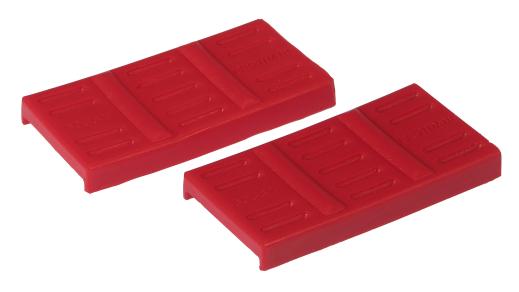 Prothane Rear Upper Spring Pads - Mono Leaf - Red