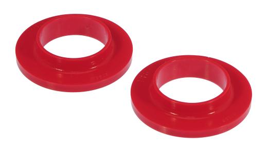 Prothane Rear Upper Coil Spring Isolators - Red