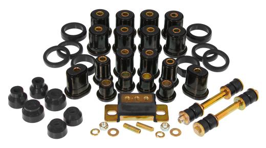 Prothane Total Front/Rear Bushings Kit - Black