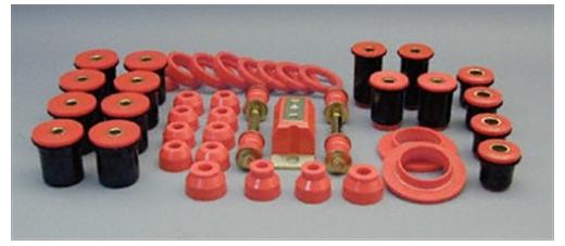 Prothane Total Front/Rear Bushings Kit - Black