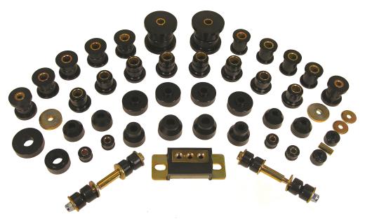 Prothane Total Front/Rear Bushings Kit - Black