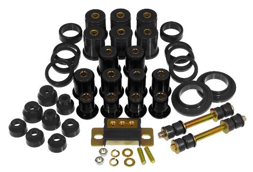 Prothane Total Front/Rear Bushings Kit - Black