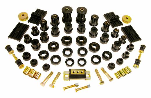 Prothane Total Front/Rear Bushings Kit - Black