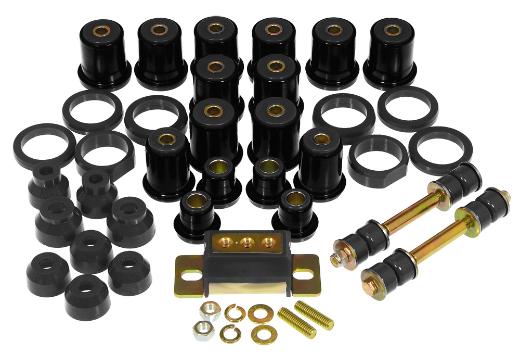 Prothane Total Front/Rear Bushings Kit - Black