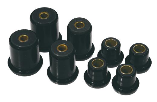 Prothane Front Control Arm Bushings - with Shells - 1.90 Inch OD Lower - Black