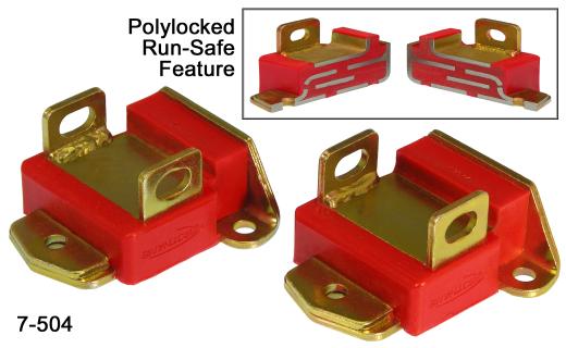 Prothane Motor Mount - Type A Short - Red