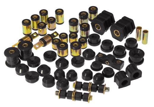 Prothane Total Kit - with Front and Rear Upper Control Arm Bushings - Black