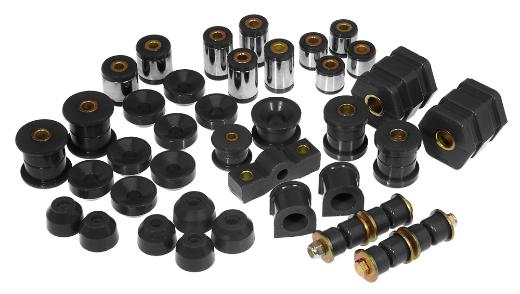 Prothane Total Front/Rear Bushings Kit - Black