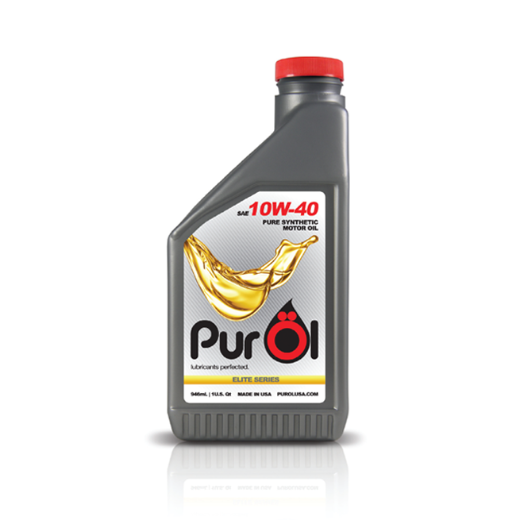 Purol Lubricants Elite Synthetic Motor Oil 10w-40, 1 Quart