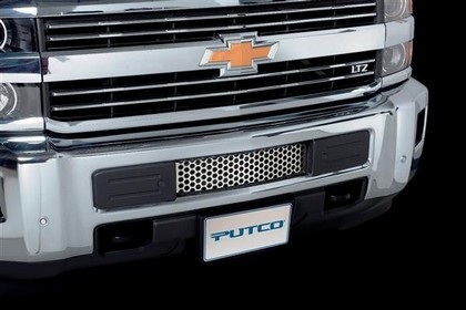 Putco Bumper Grille Insert - Stainless Steel, Punch Design