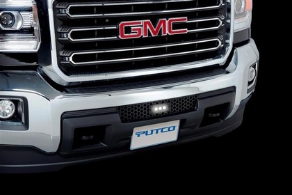 Putco Bumper Grille Insert - Stainless Steel, Bar Style