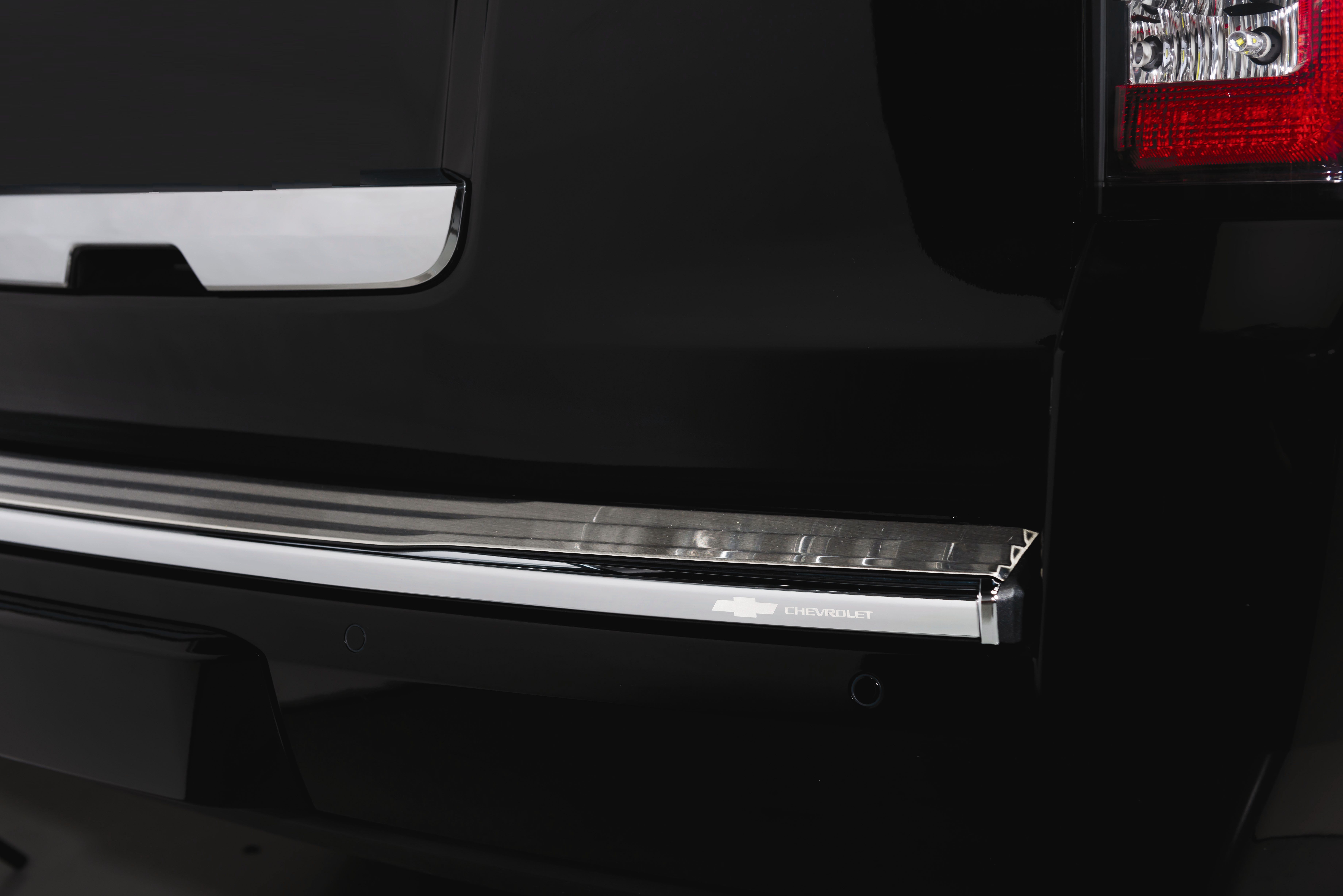 Putco Bumper Cover - Stainless Steel, Rear ( with out Factory Chrome Trim)