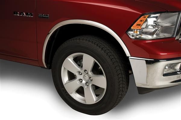 Putco Fender Trims without Factory Fender Flares - Stainless Steel