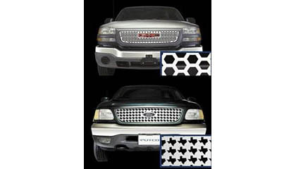 Putco Bolt-Over Grilles - Designer FX (Honeycomb)