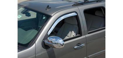 Putco Side Window Deflectors - Element Front (Chrome)