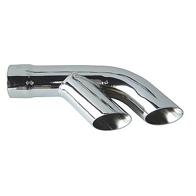 Pypes Stainless Steel Polished Exhaust Tip - Slant Cut - 2.5