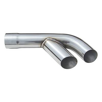 Pypes Stainless Steel Polished Exhaust Tip - Slant Cut - 2.5