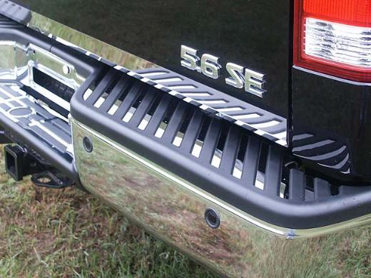 QAA Rear Bumper Inserts with Rear Step