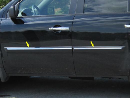 QAA Body Side Molding Accent Trims (3/4