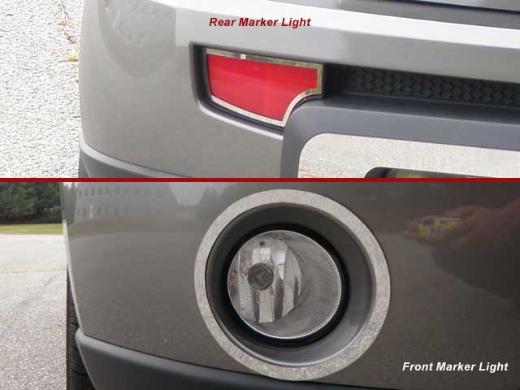 QAA Marker Light Accent Trims - Front and Rear