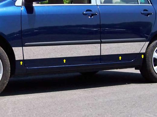 QAA Upper Rocker Panel Trims (4.875