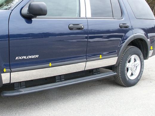 QAA Full Rocker Panel Trims with Flares (5