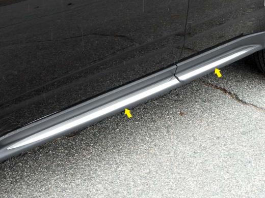 QAA Lower Rocker Panel Trims - On Cladding (1 1/2