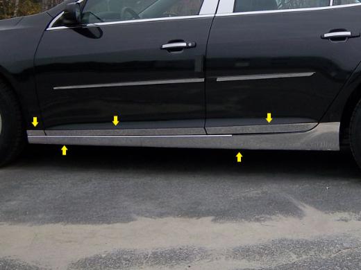 QAA Full Rocker Panel Trims with Flares 